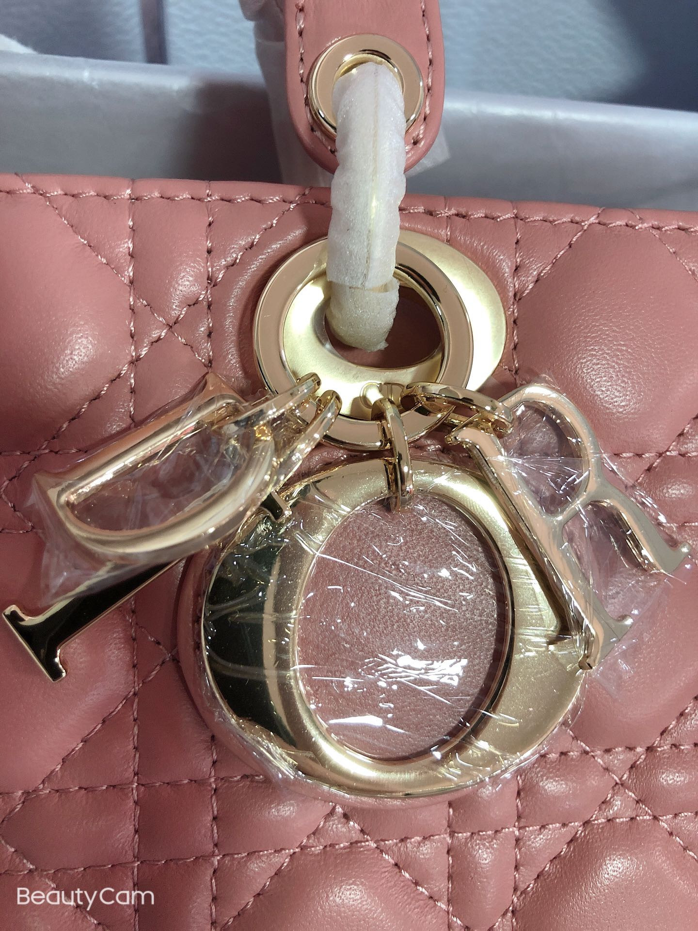 Dior Lady D-Joy bag medium pink 26 x 13.5 x 5 cm
