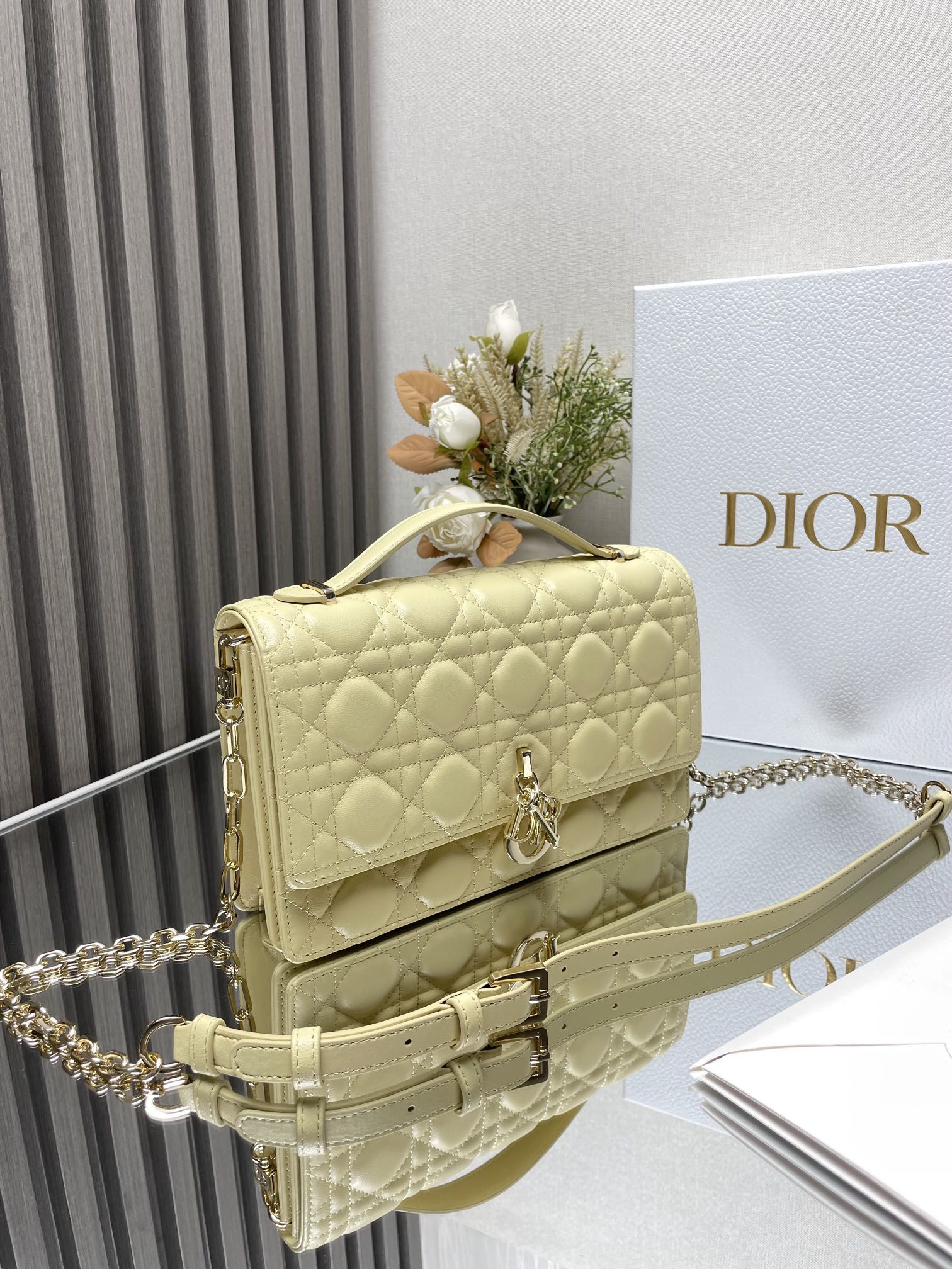 My Dior Top Handle Bag 9.5 x 5.5 x 3 inches