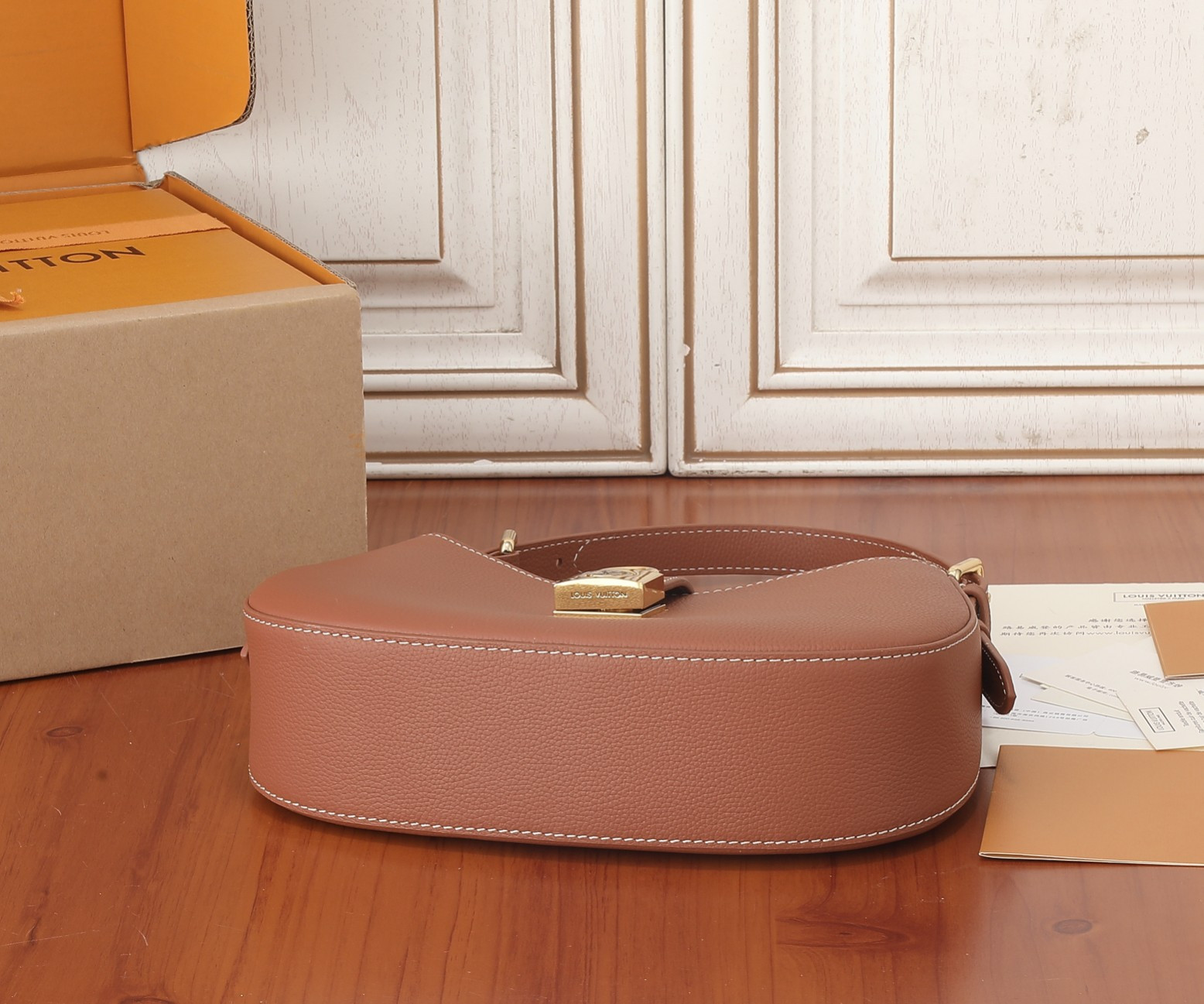 LV Low Key Shoulder Bag M24885 10.2 x 7.1 x 2.8 inches