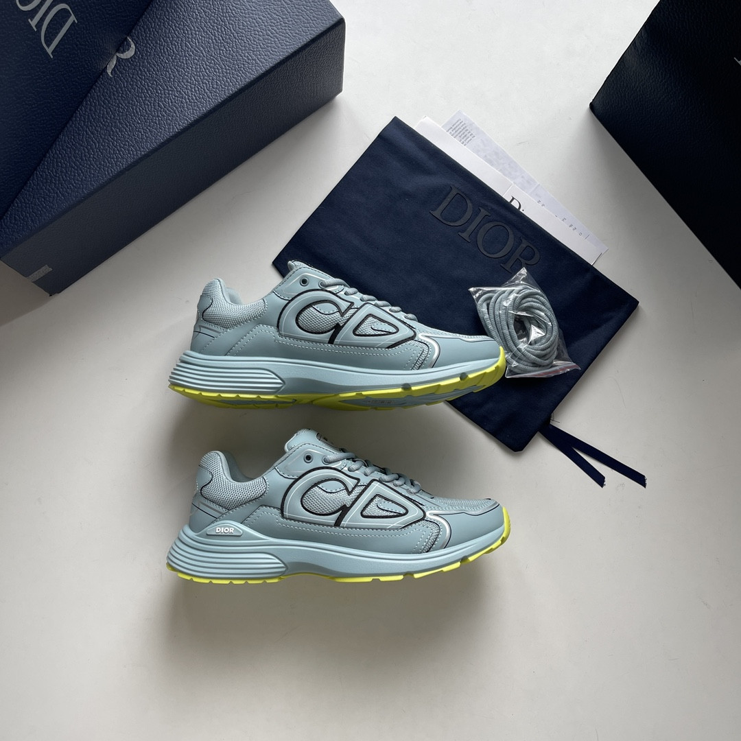 UA DIOR B30 Sneaker Blue Mesh and Technical Fabric