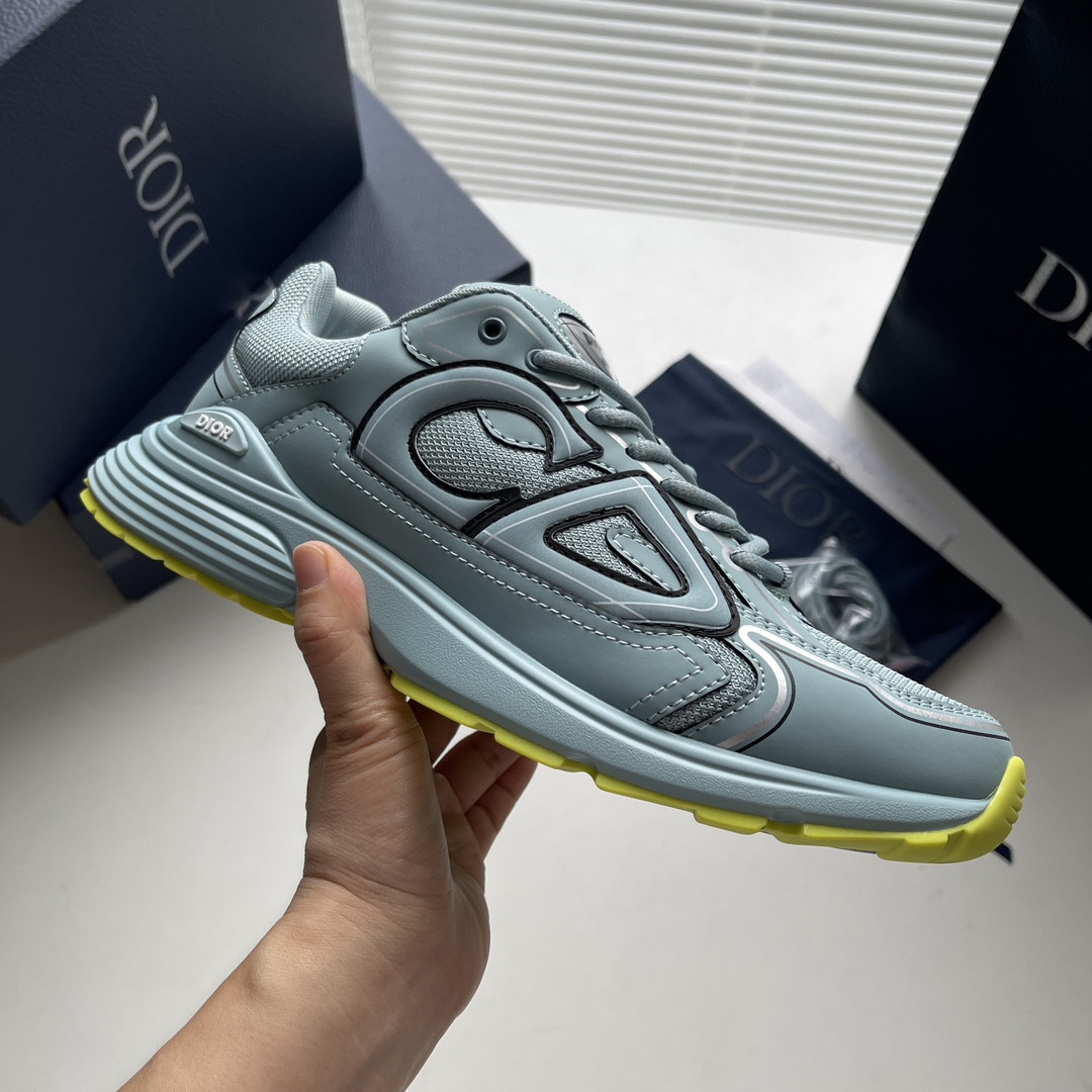 UA DIOR B30 Sneaker Blue Mesh and Technical Fabric