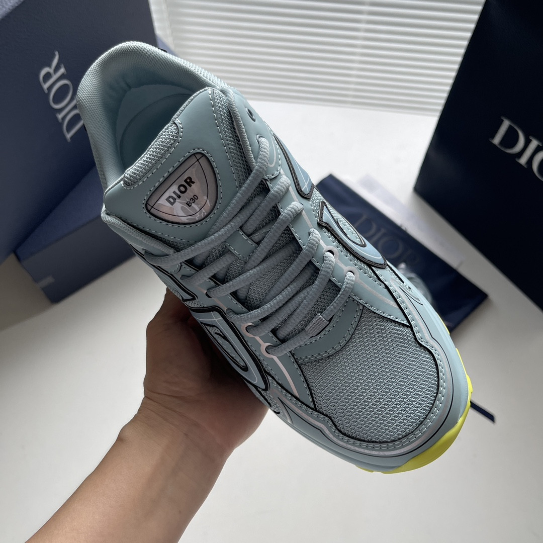 UA DIOR B30 Sneaker Blue Mesh and Technical Fabric