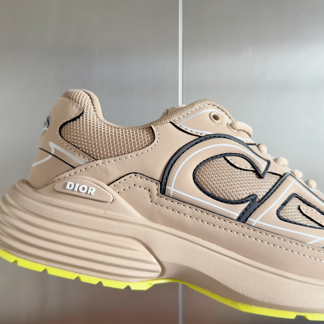 UA DIOR B30 Sneaker Beige Mesh and Technical Fabric