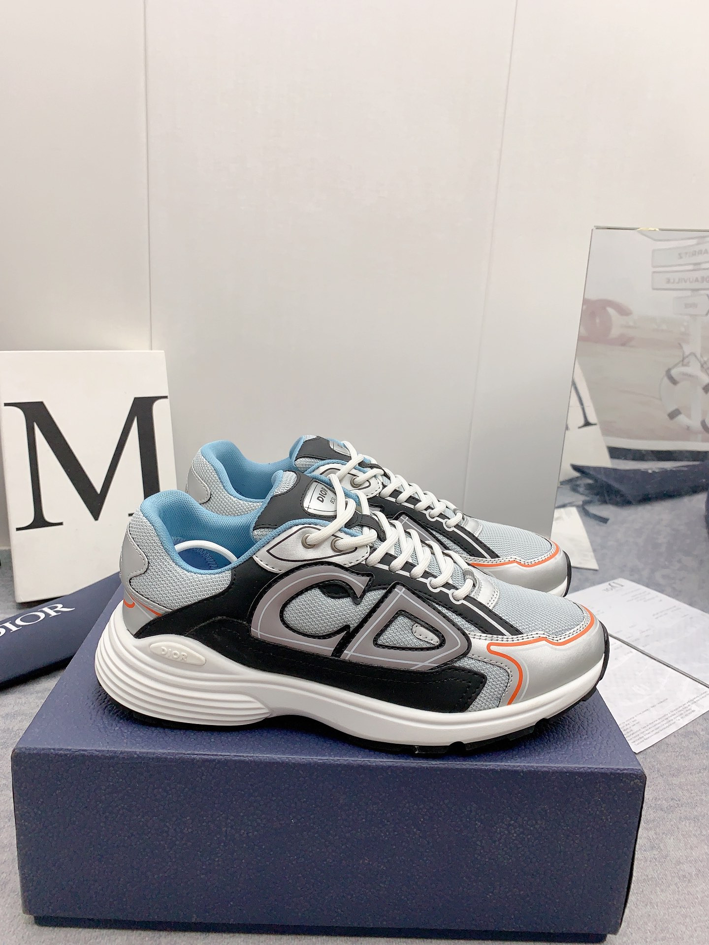 UA Dior B30 Silver Dark Grey