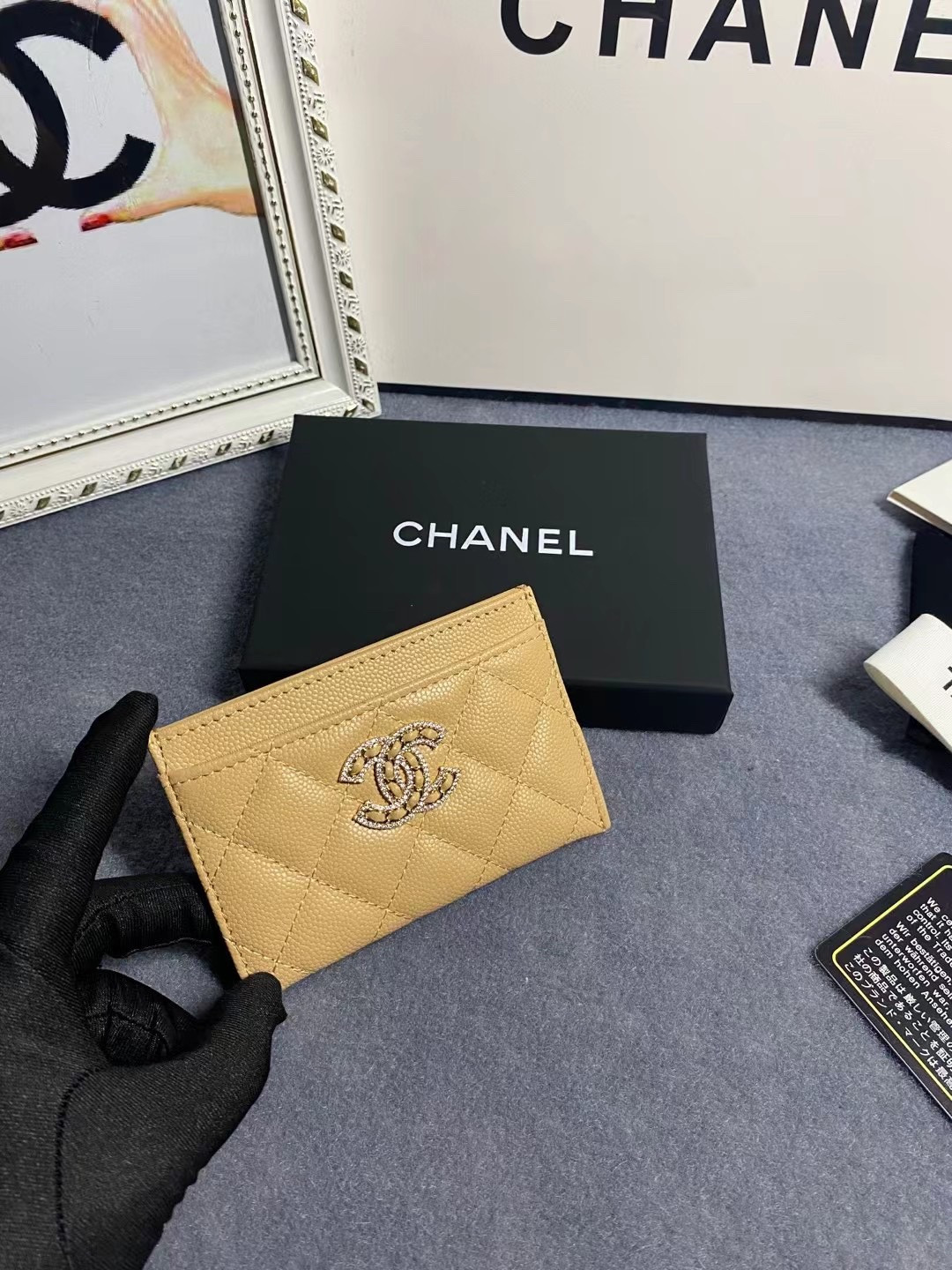 CHANEL CARD HOLDER 11.2×7.5×0.5cm