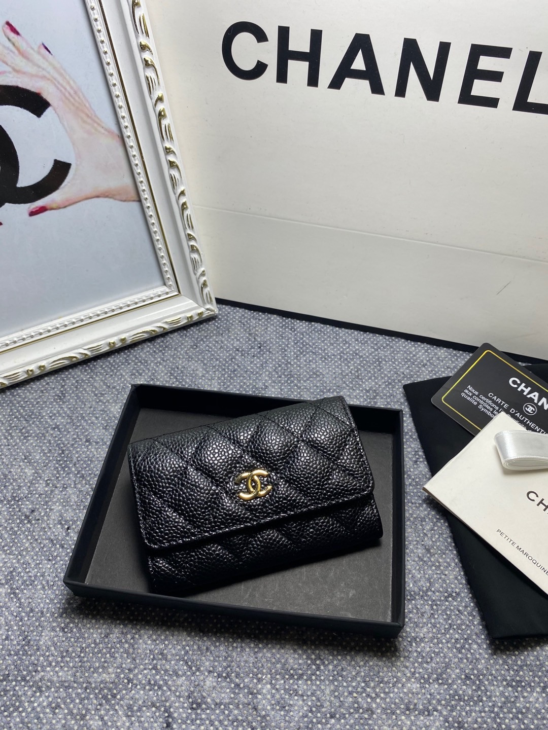 CHANEL CARD HOLDER 11.3 x 7.5 x 2.5 cm