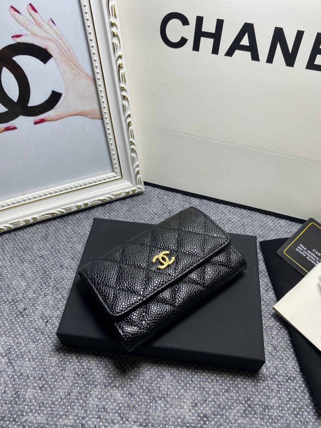 CHANEL CARD HOLDER 11.3 x 7.5 x 2.5 cm