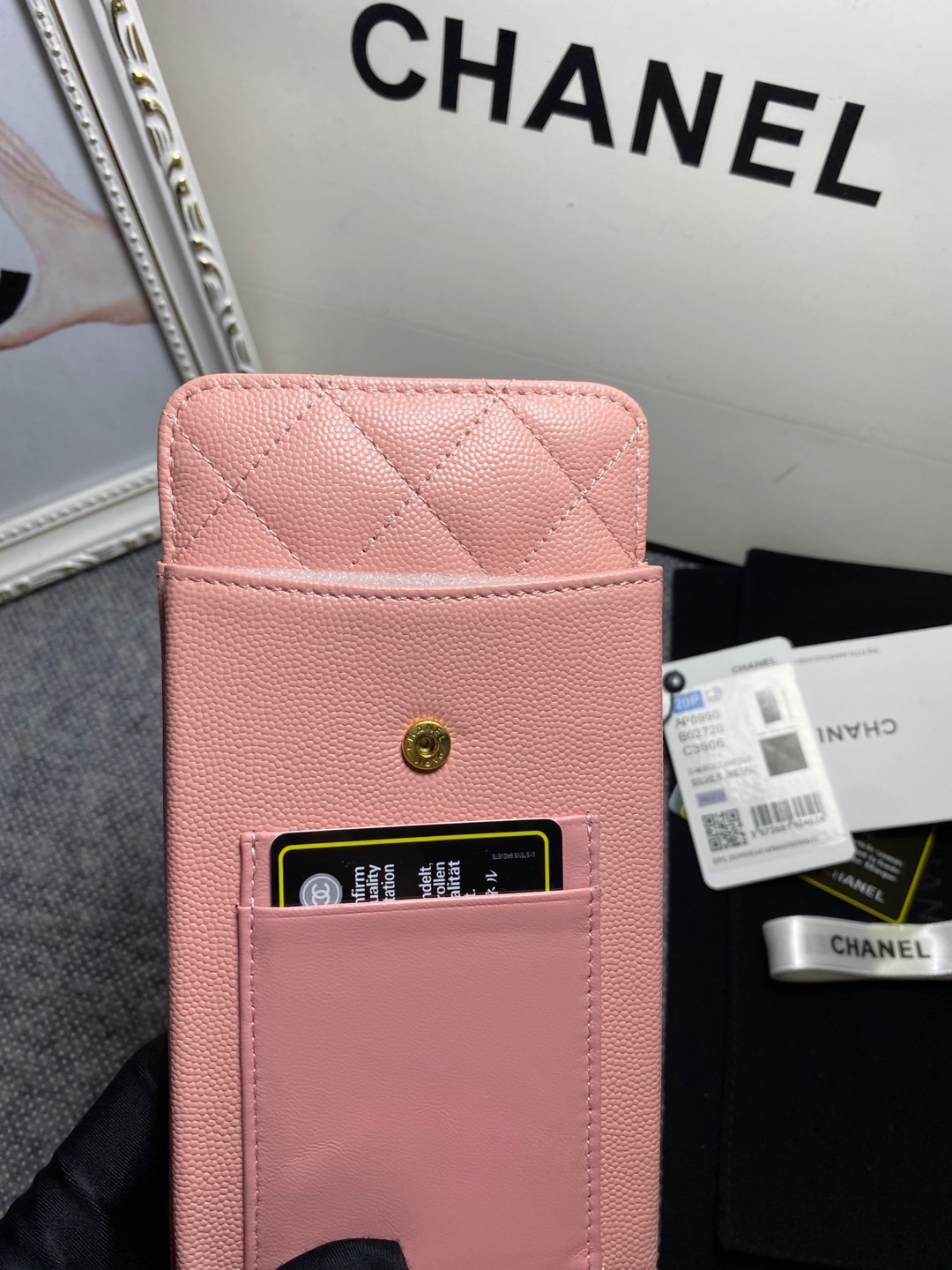 CHANEL LONG ZIPPED WALLET 19-11cm