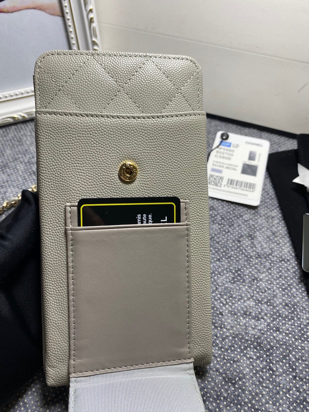 CHANEL LONG ZIPPED WALLET 19-11cm