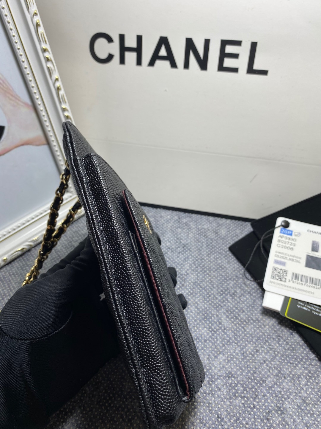 CHANEL LONG ZIPPED WALLET 19-11cm