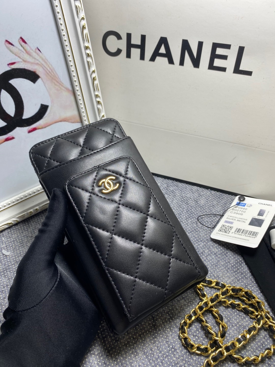CHANEL LONG ZIPPED WALLET 19-11cm