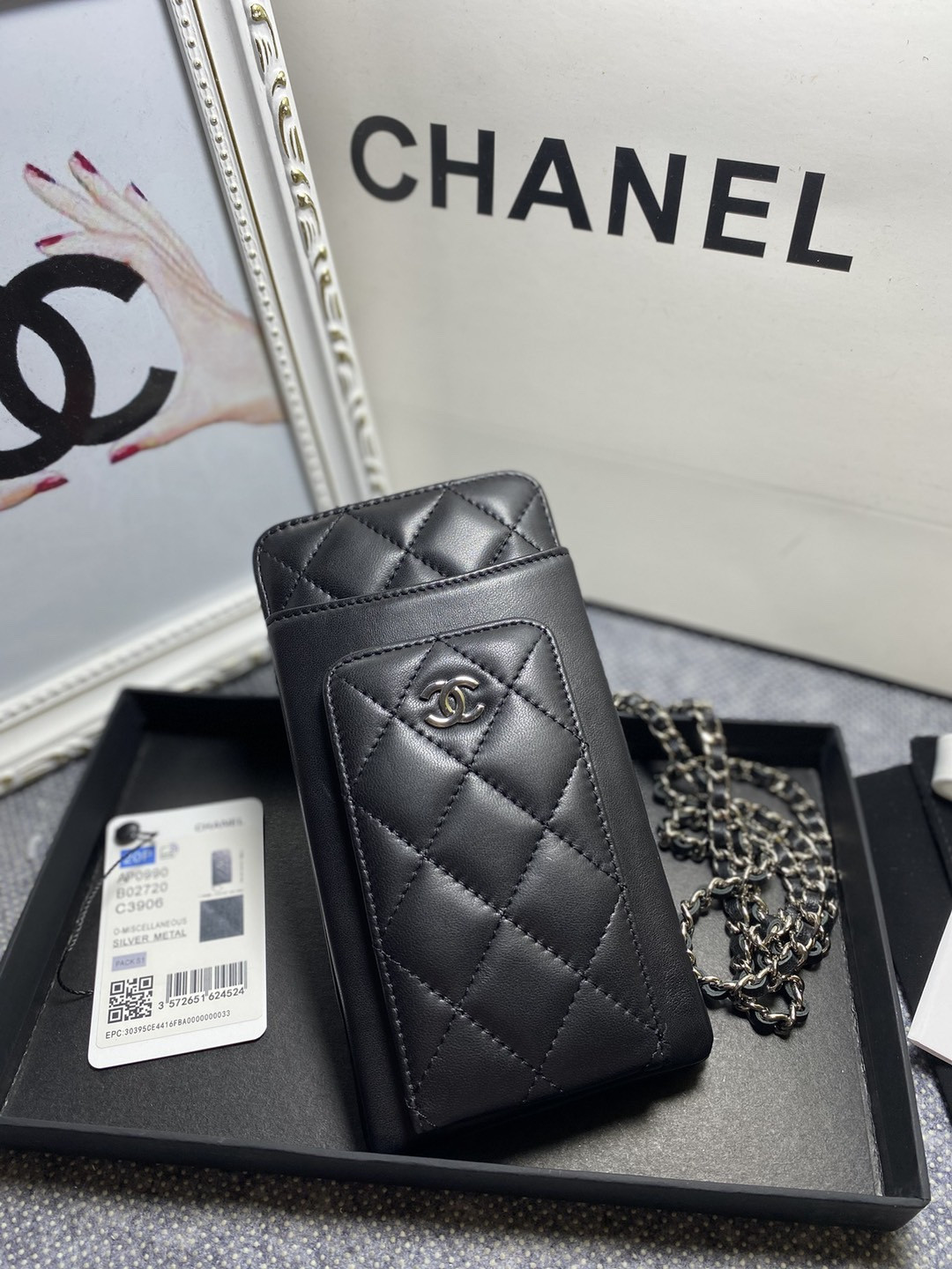 CHANEL LONG ZIPPED WALLET 19-11cm