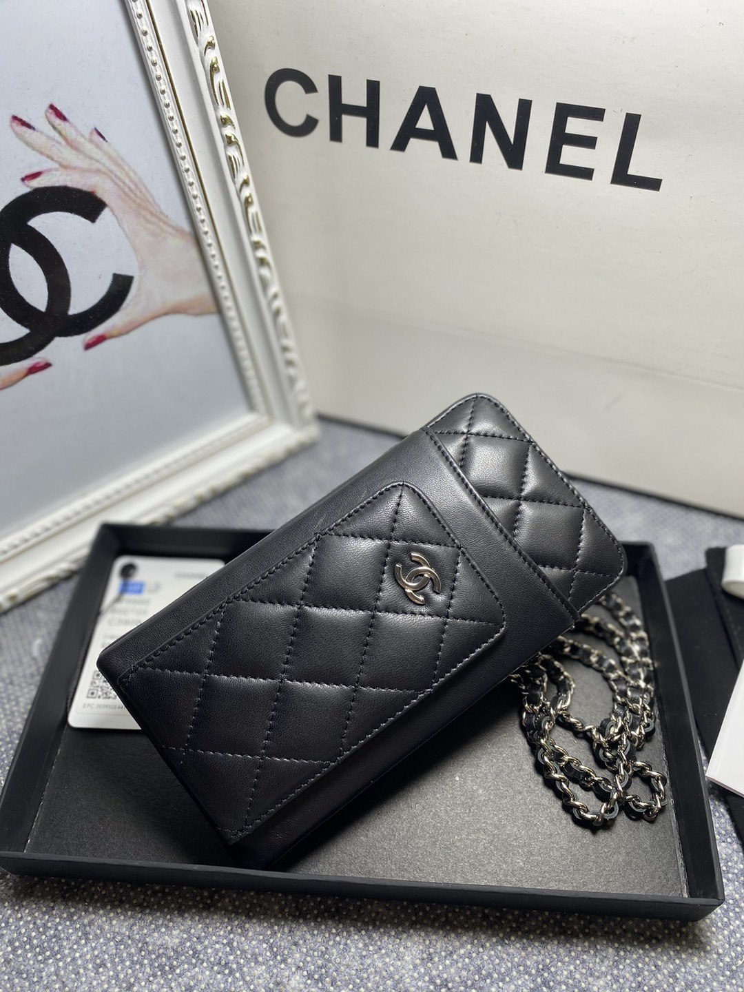 CHANEL LONG ZIPPED WALLET 19-11cm