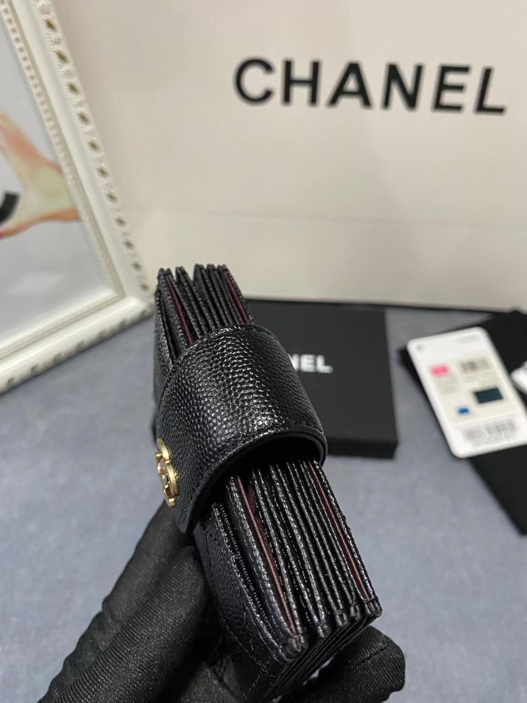 CHANEL CARD HOLDER 10.4×7×2cm