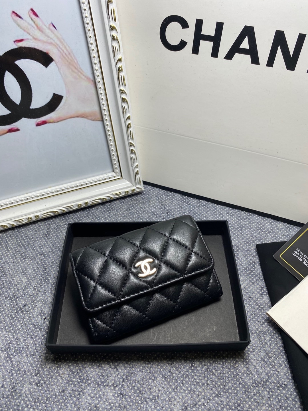 CHANEL CARD HOLDER 11.3 x 7.5 x 2.5 cm
