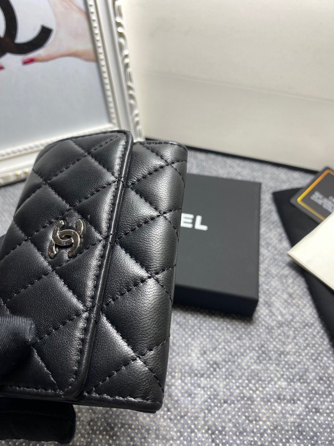 CHANEL CARD HOLDER 11.3 x 7.5 x 2.5 cm