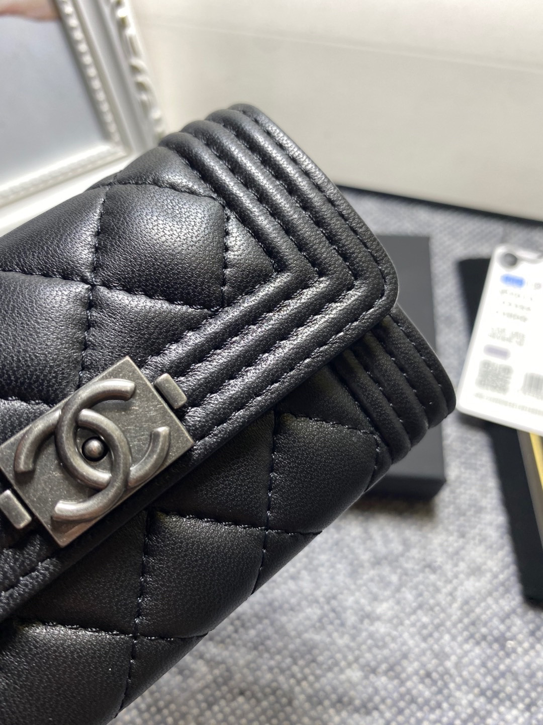 CHANEL FLAP WALLET 12-7CM