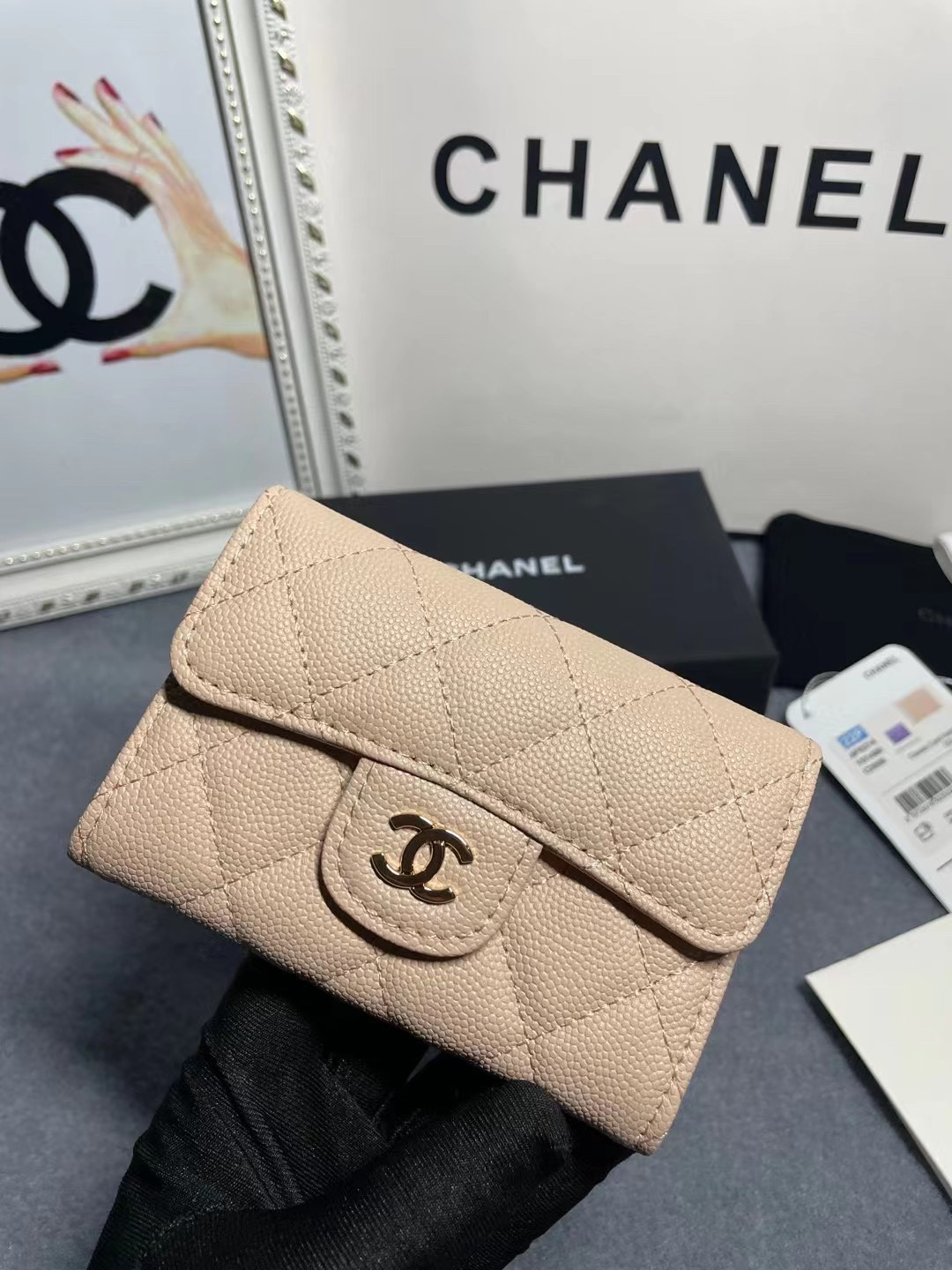 CHANEL CARD HOLDER 11.3 x 7.5 x 2.5 cm