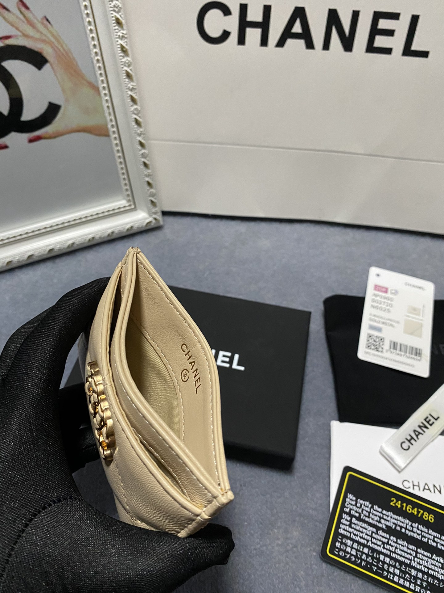 CHANEL CARD HOLDER 11.2×7.5×0.5cm