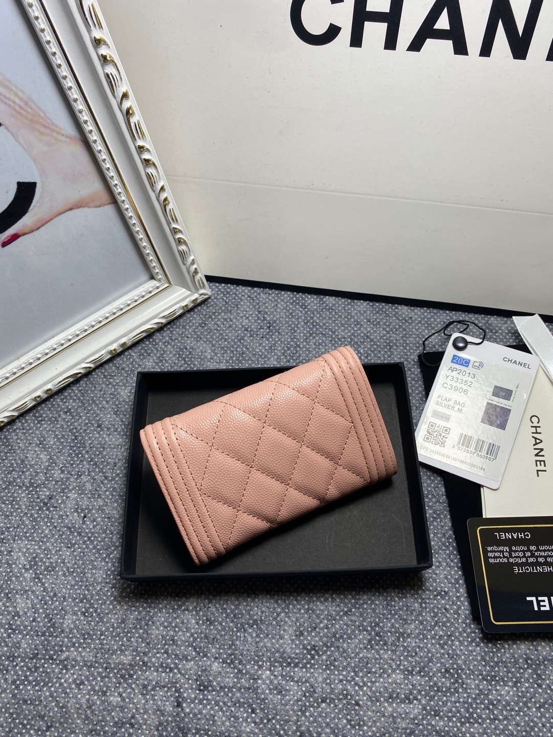 CHANEL FLAP WALLET 12-7CM