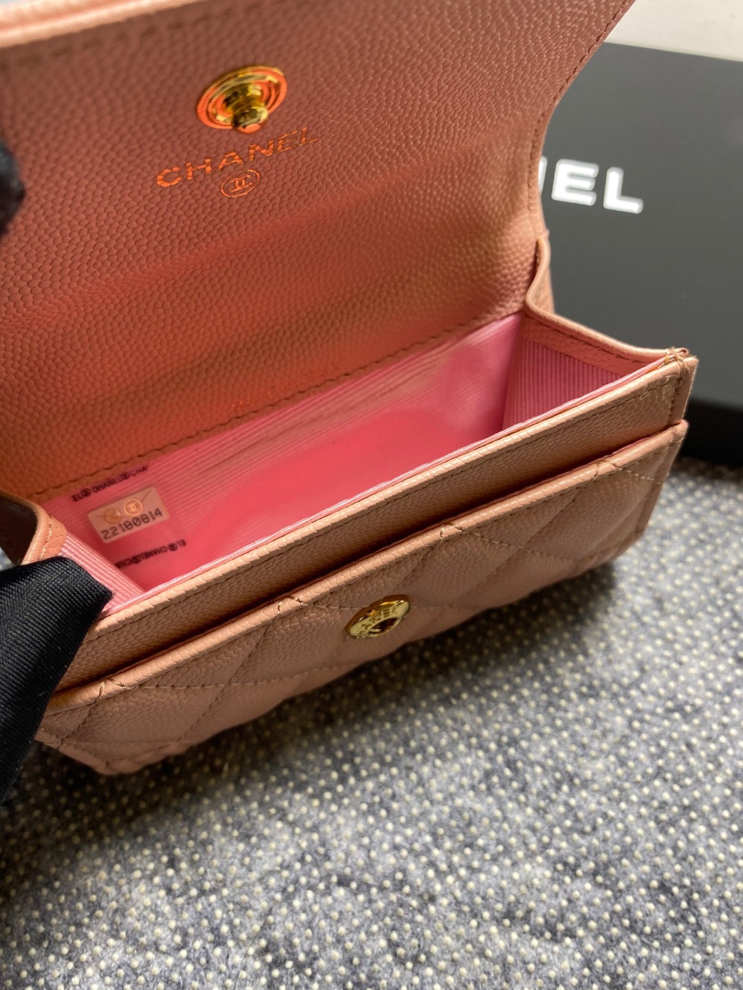 CHANEL FLAP WALLET 12-7CM