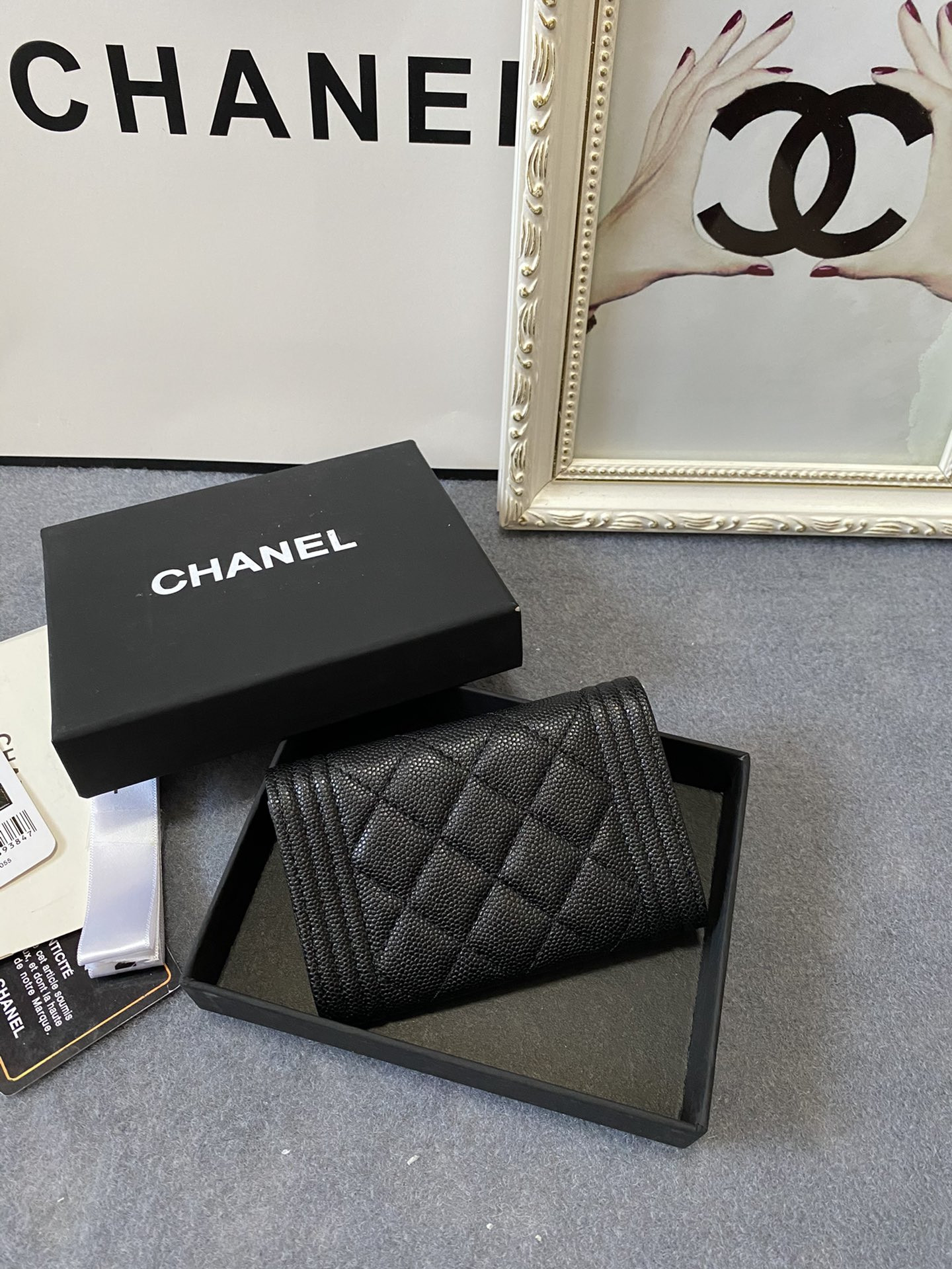 CHANEL FLAP WALLET 12-7CM