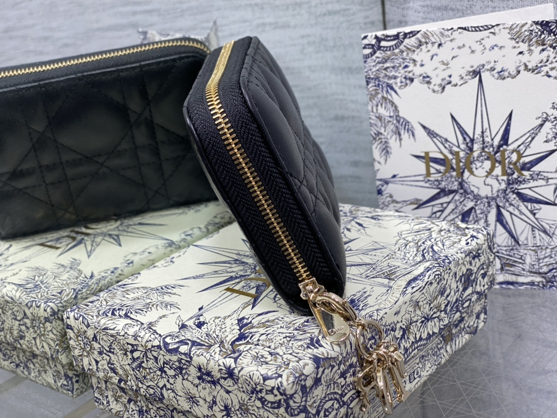 Lady Dior Voyageur Small Coin Purse CARD HOLDER