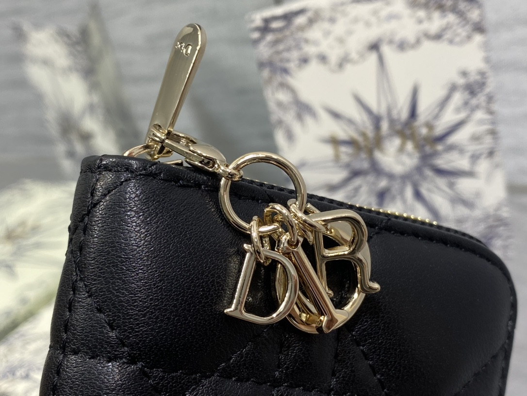 Lady Dior Voyageur Small Coin Purse CARD HOLDER