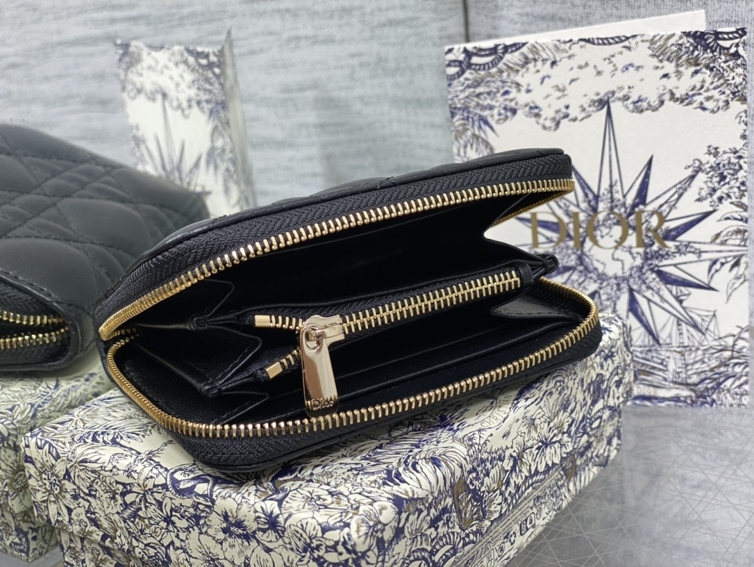 Lady Dior Voyageur Small Coin Purse CARD HOLDER