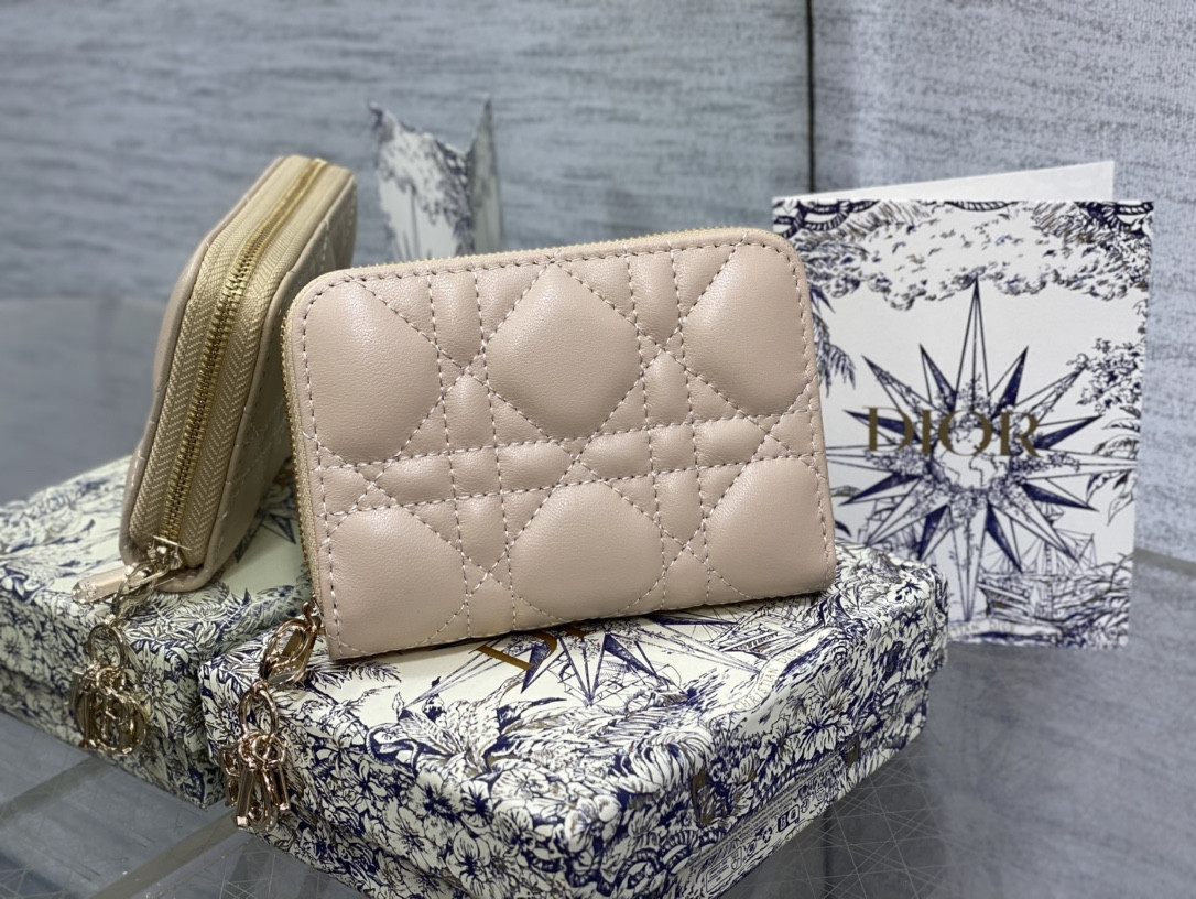 Lady Dior Voyageur Small Coin Purse CARD HOLDER