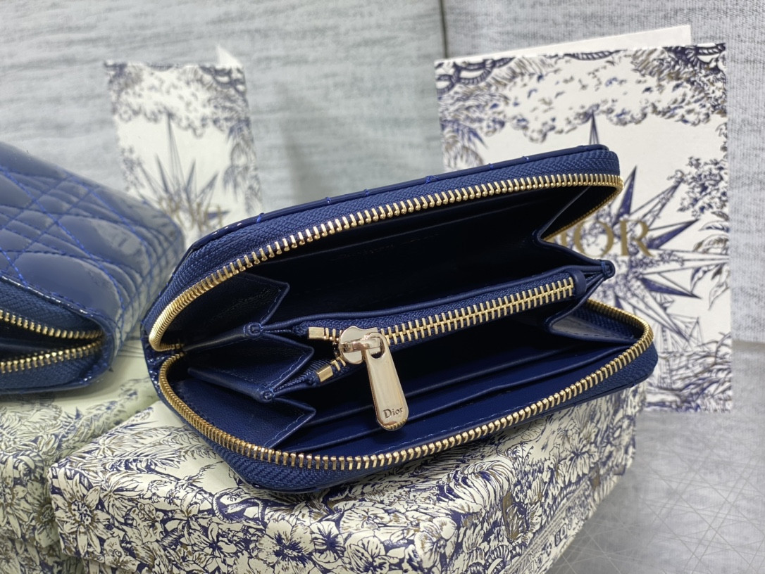 Lady Dior Voyageur Small Coin Purse CARD HOLDER