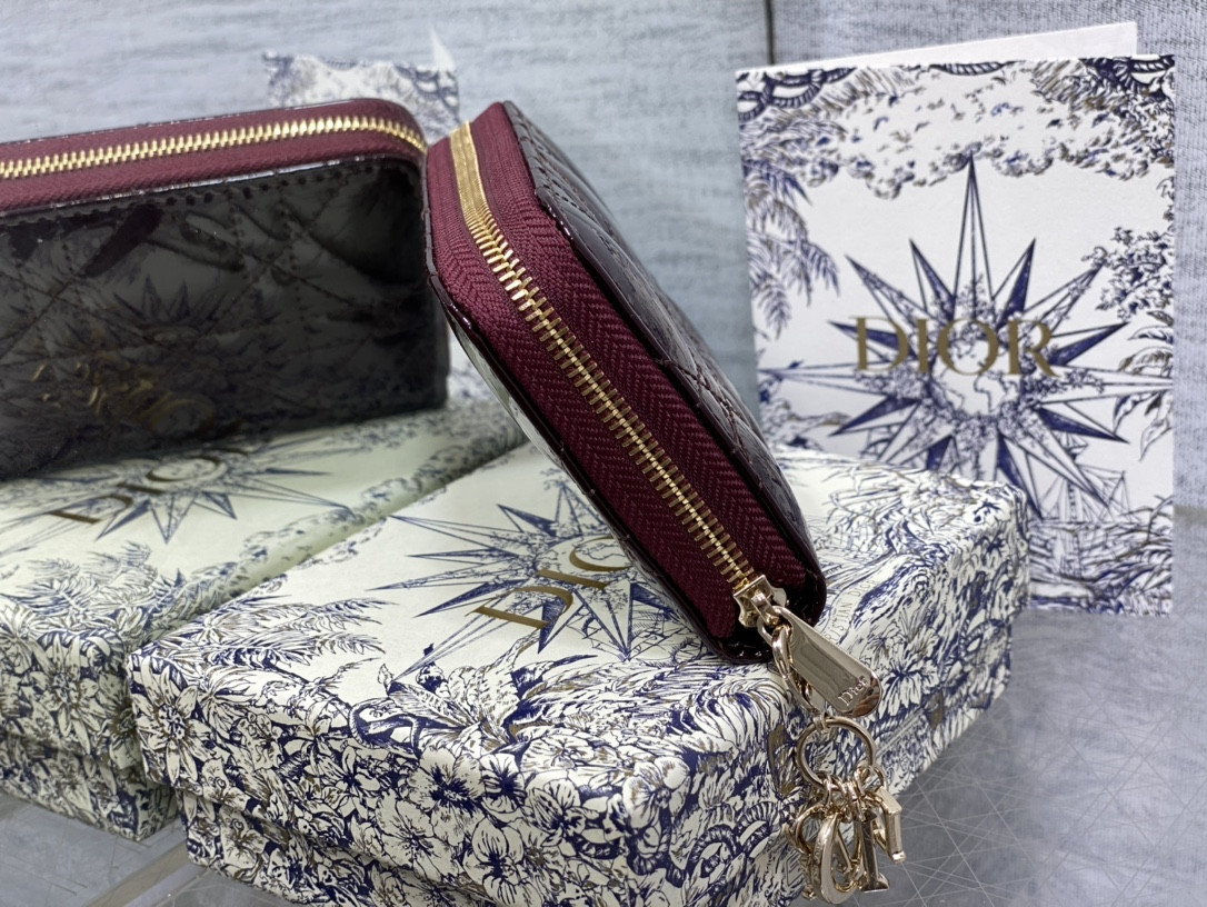 Lady Dior Voyageur Small Coin Purse CARD HOLDER