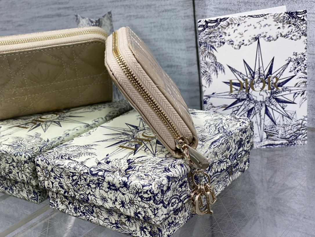 Lady Dior Voyageur Small Coin Purse CARD HOLDER