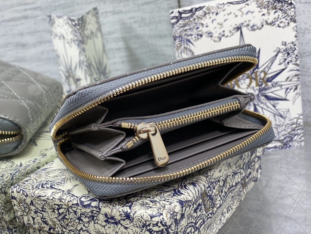 Lady Dior Voyageur Small Coin Purse CARD HOLDER