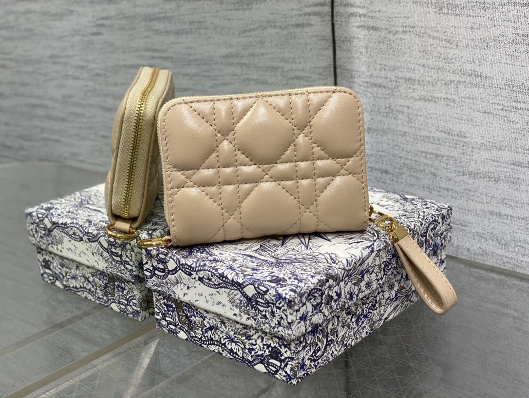 Lady Dior Voyageur Small Coin Purse CARD HOLDER