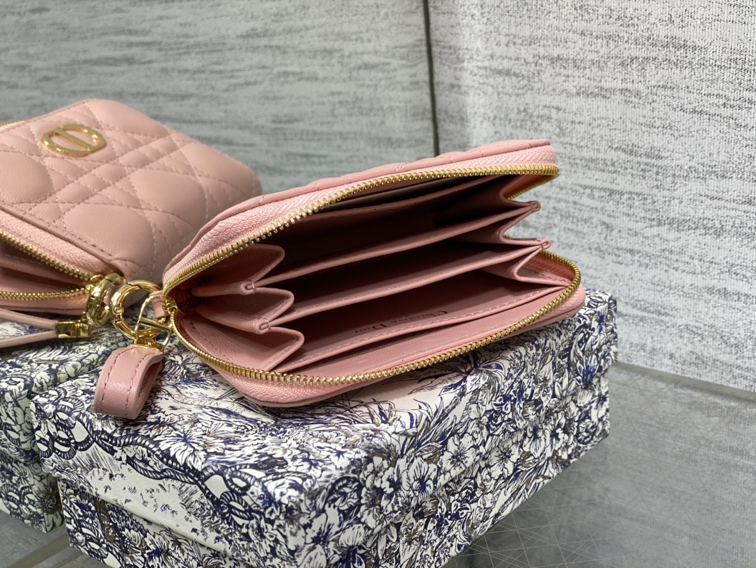 Lady Dior Voyageur Small Coin Purse CARD HOLDER