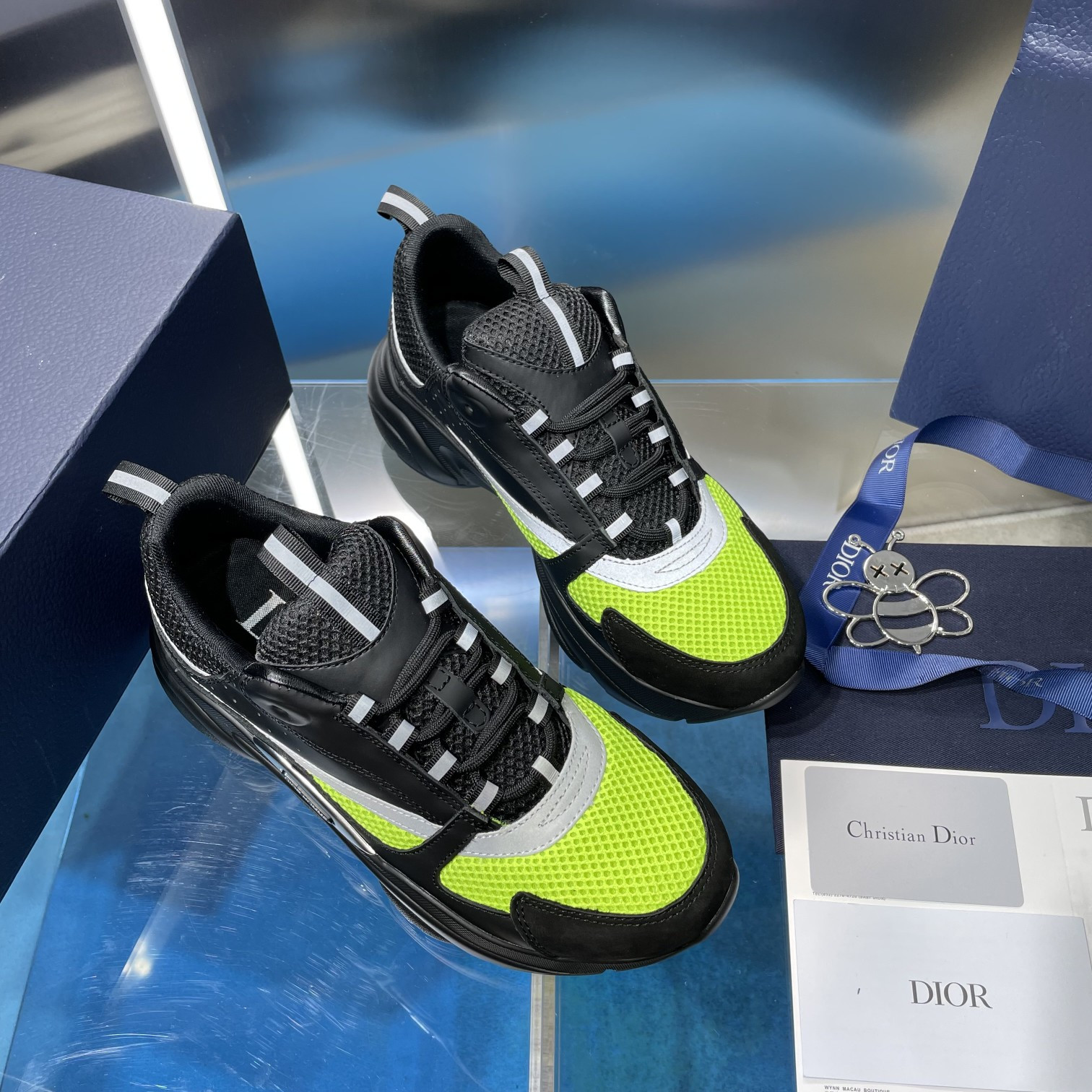 UA Dior B22 black and green Sneaker