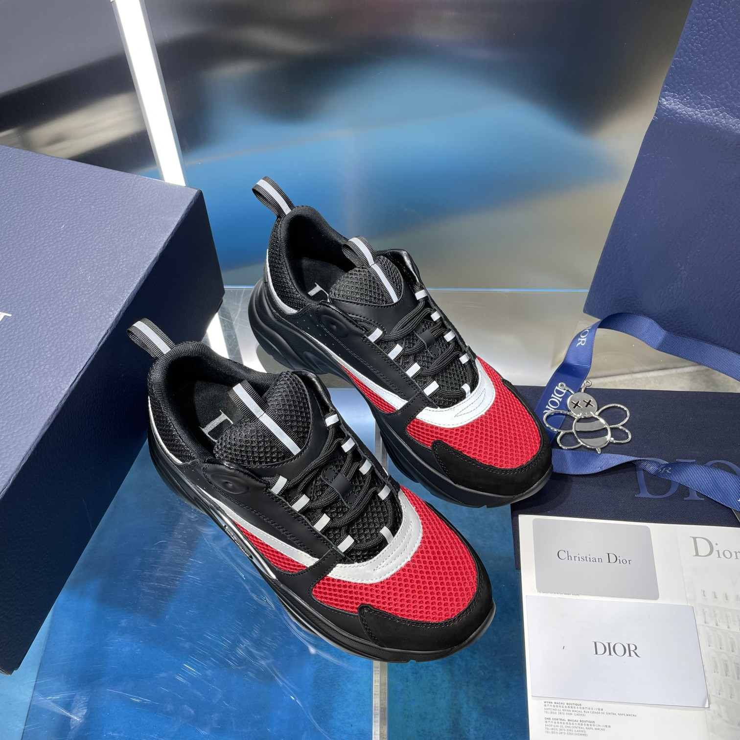 UA Dior B22 black and red Sneaker