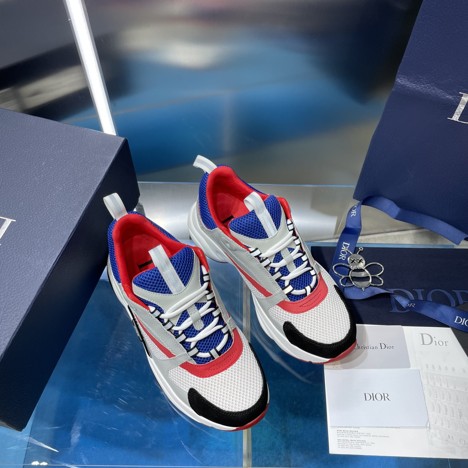 UA Dior B22 white and red Sneaker