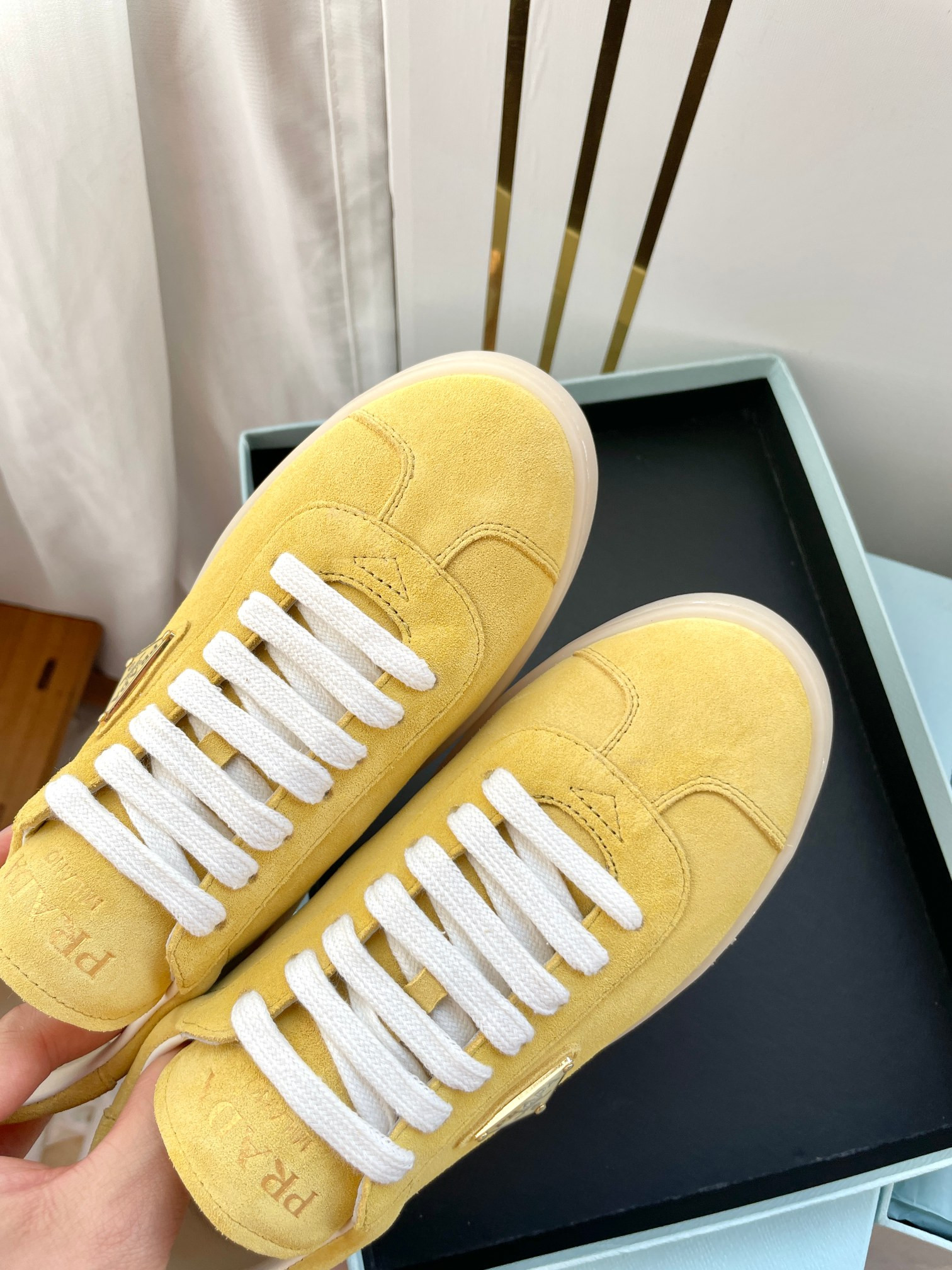 UA Prada Downtown nappa leather sneakers