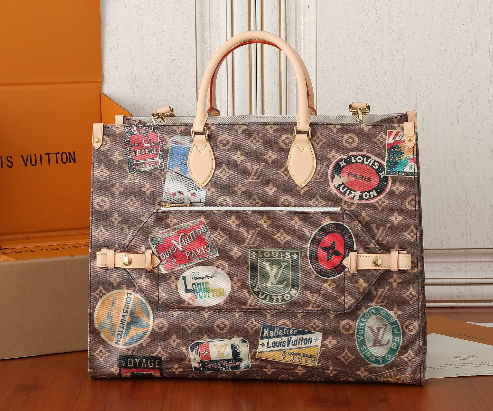 LV OnTheGo Voyage M47147 16.9 x 13 x 7.3 inches