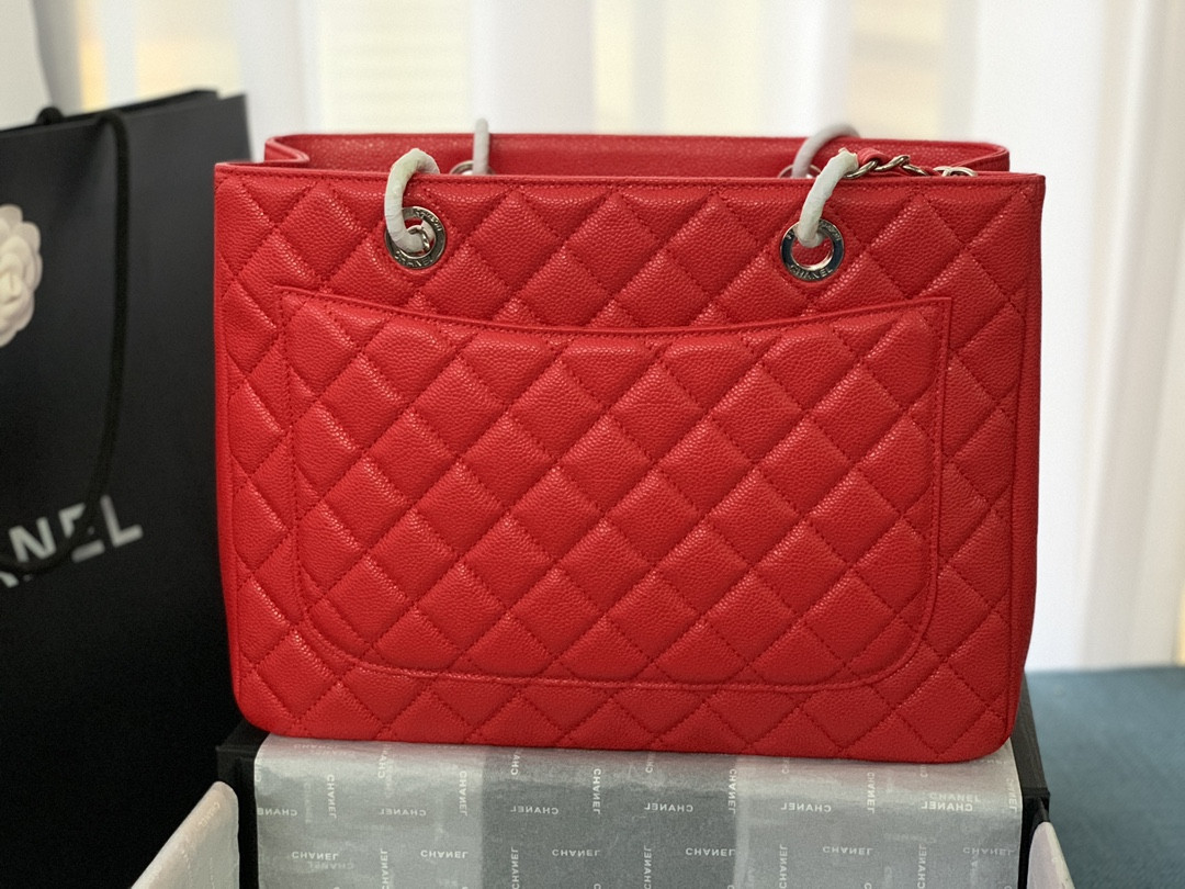 CHANEL GST CAVIAR LEATHER HARDWARE 24X33X13CM