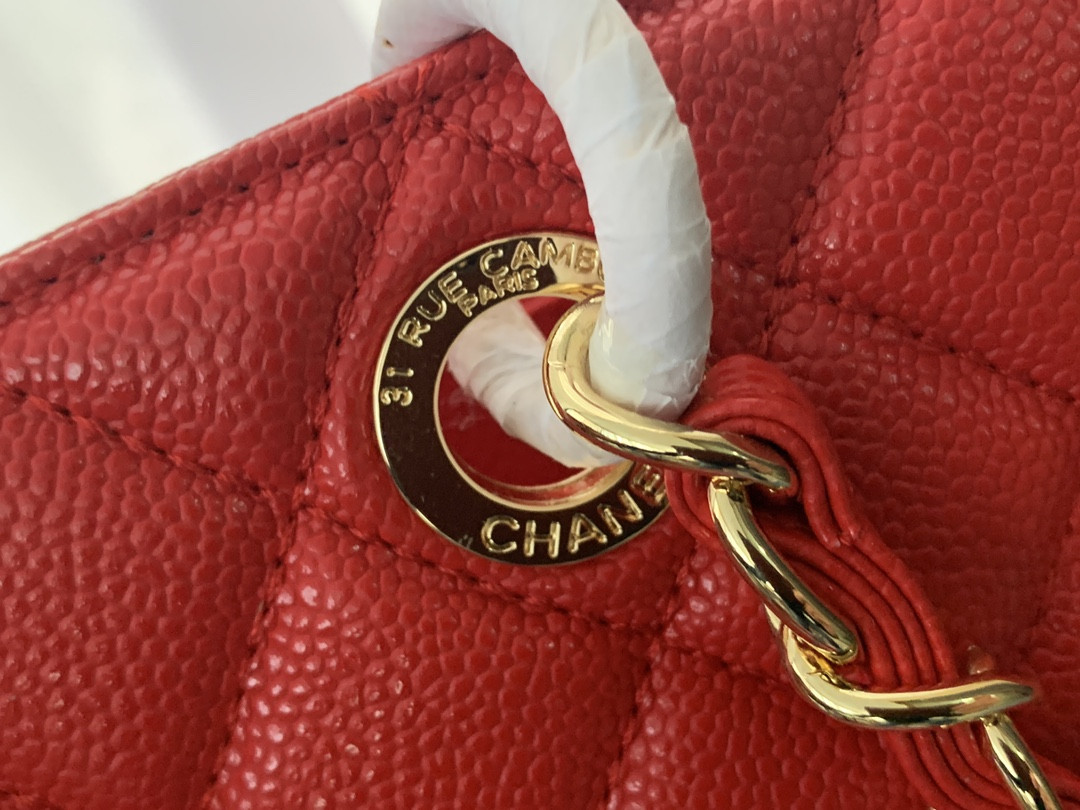CHANEL GST CAVIAR LEATHER HARDWARE 24X33X13CM