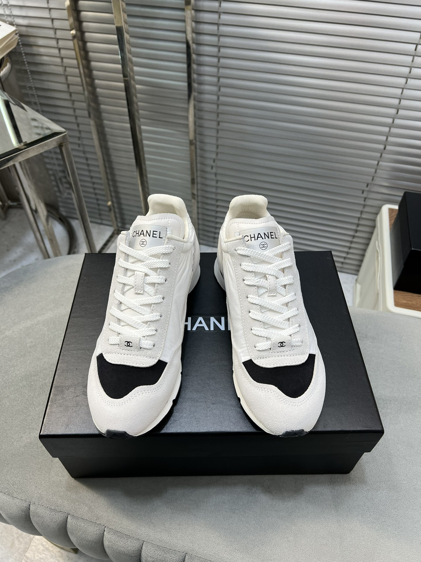 UA CHANEL SNEAKERS Fabric, Suede Kidskin & Suede Calfskin