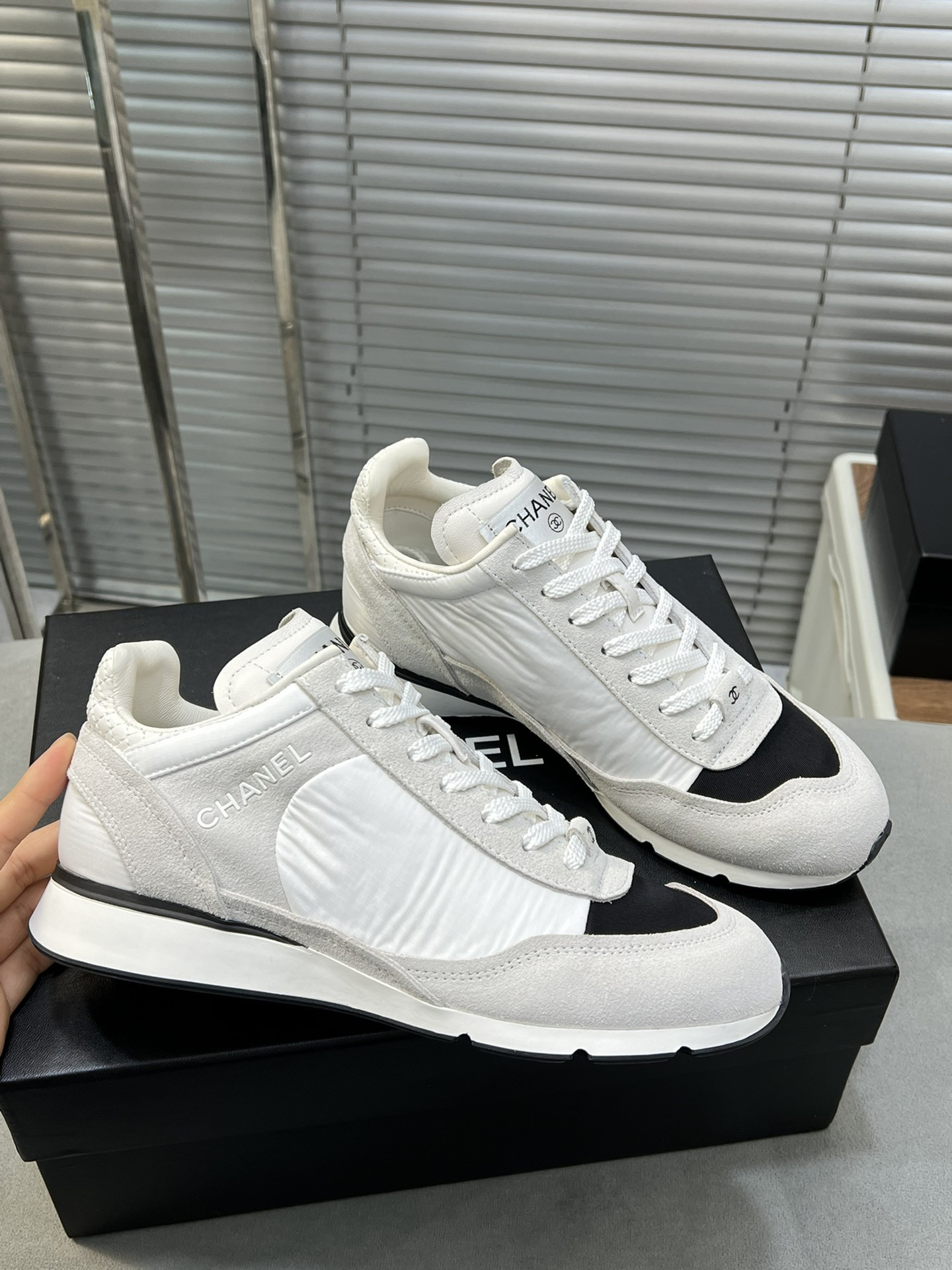 UA CHANEL SNEAKERS Fabric, Suede Kidskin & Suede Calfskin