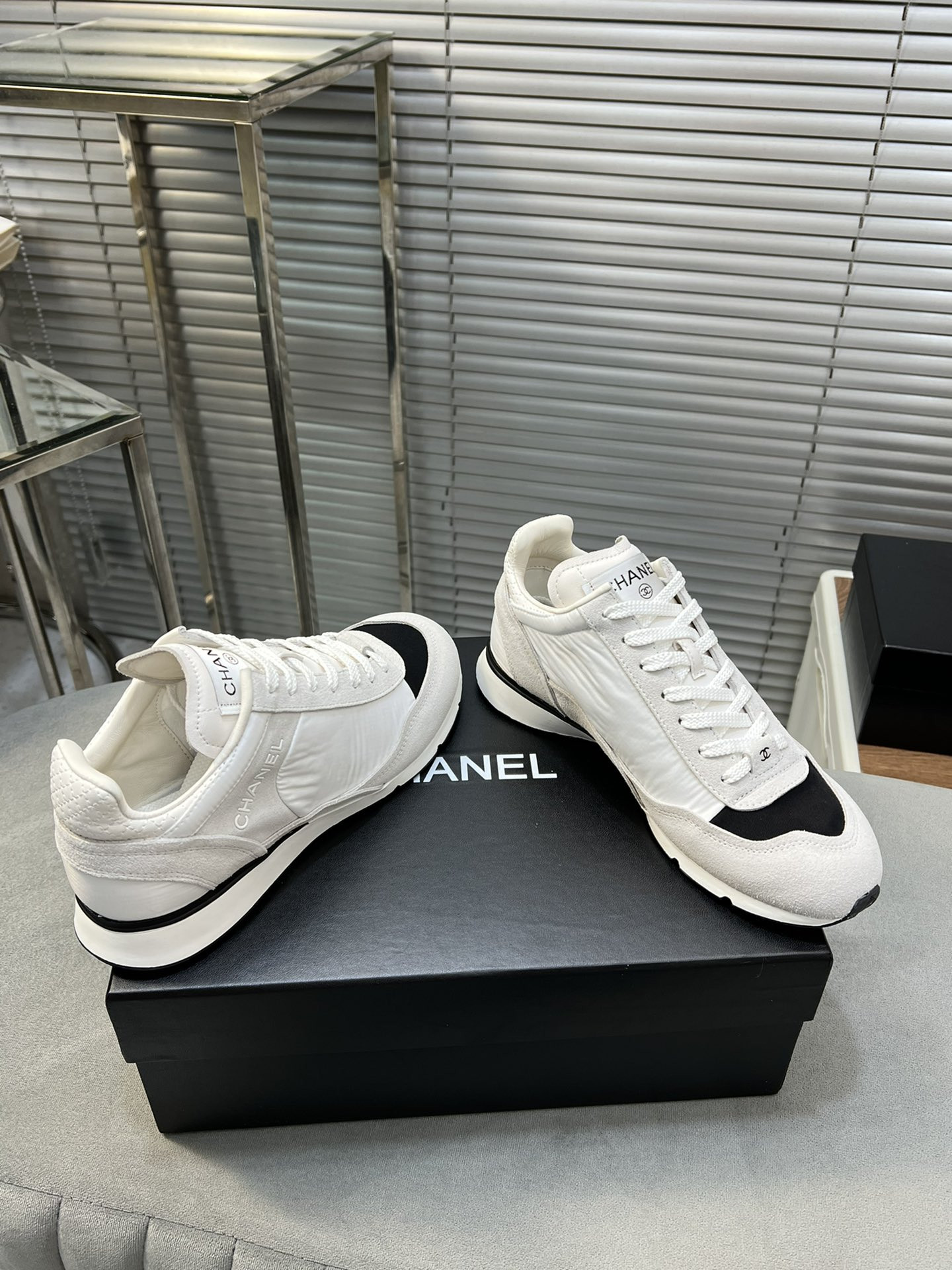 UA CHANEL SNEAKERS Fabric, Suede Kidskin & Suede Calfskin