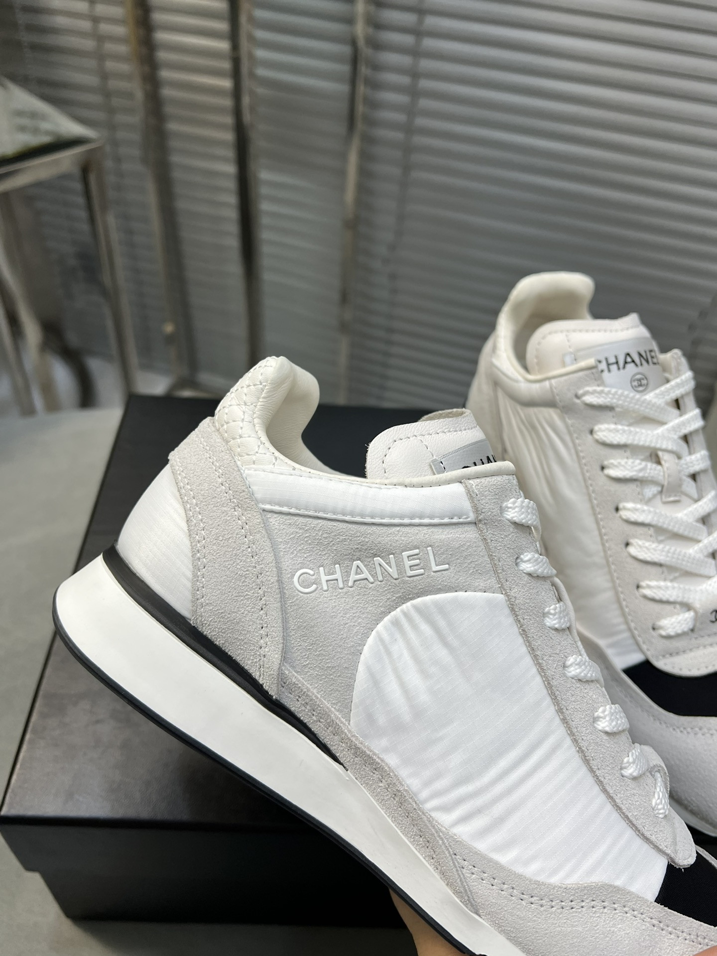 UA CHANEL SNEAKERS Fabric, Suede Kidskin & Suede Calfskin