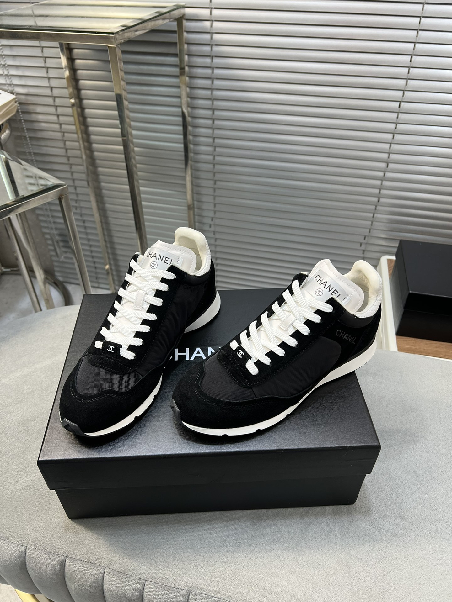 UA CHANEL SNEAKERS Fabric, Suede Kidskin & Suede Calfskin
