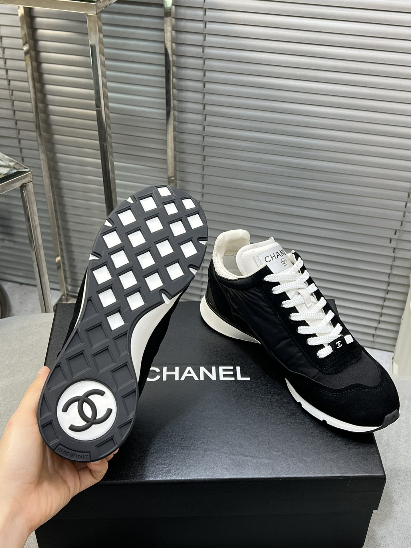 UA CHANEL SNEAKERS Fabric, Suede Kidskin & Suede Calfskin