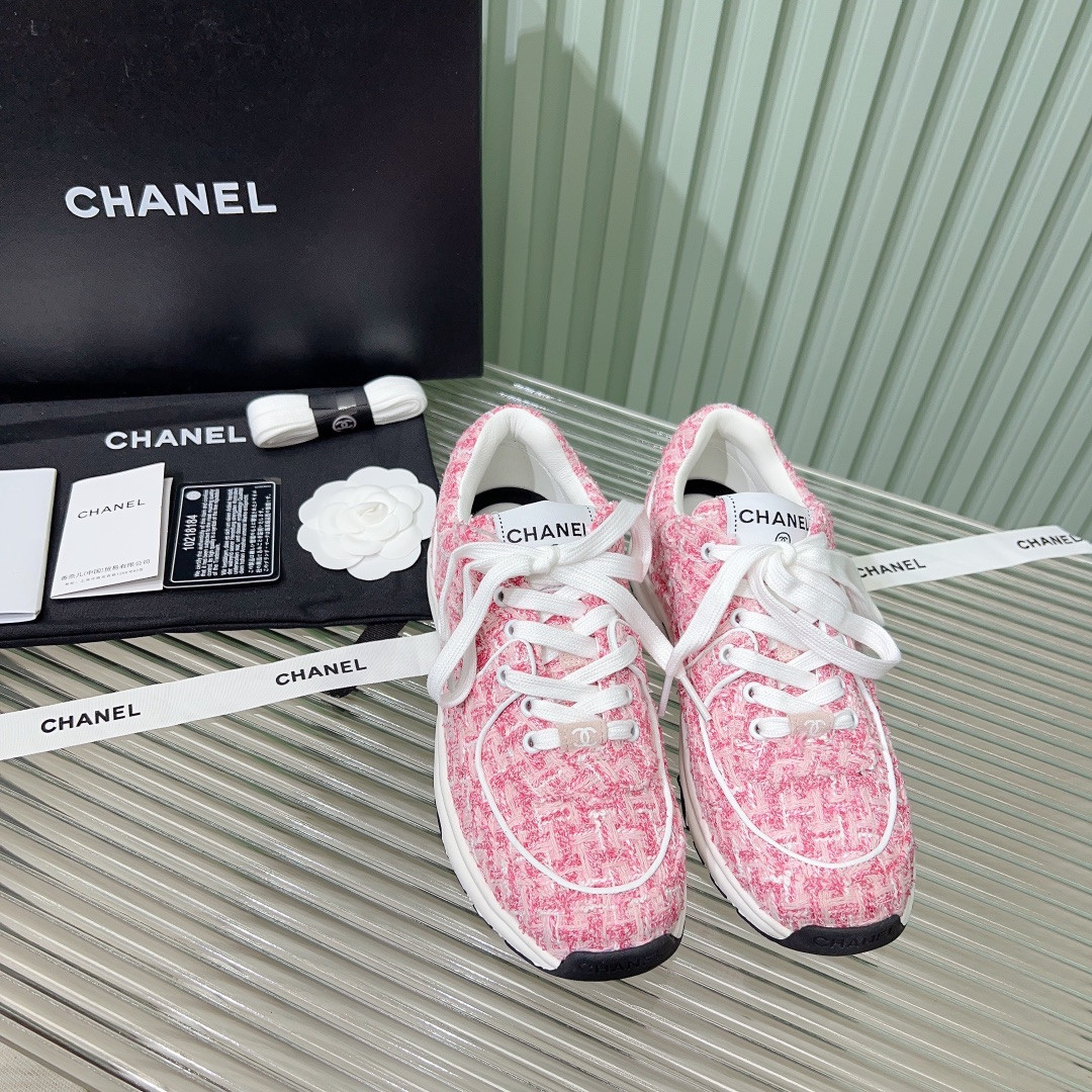 UA CHANEL SNEAKERS Tweed